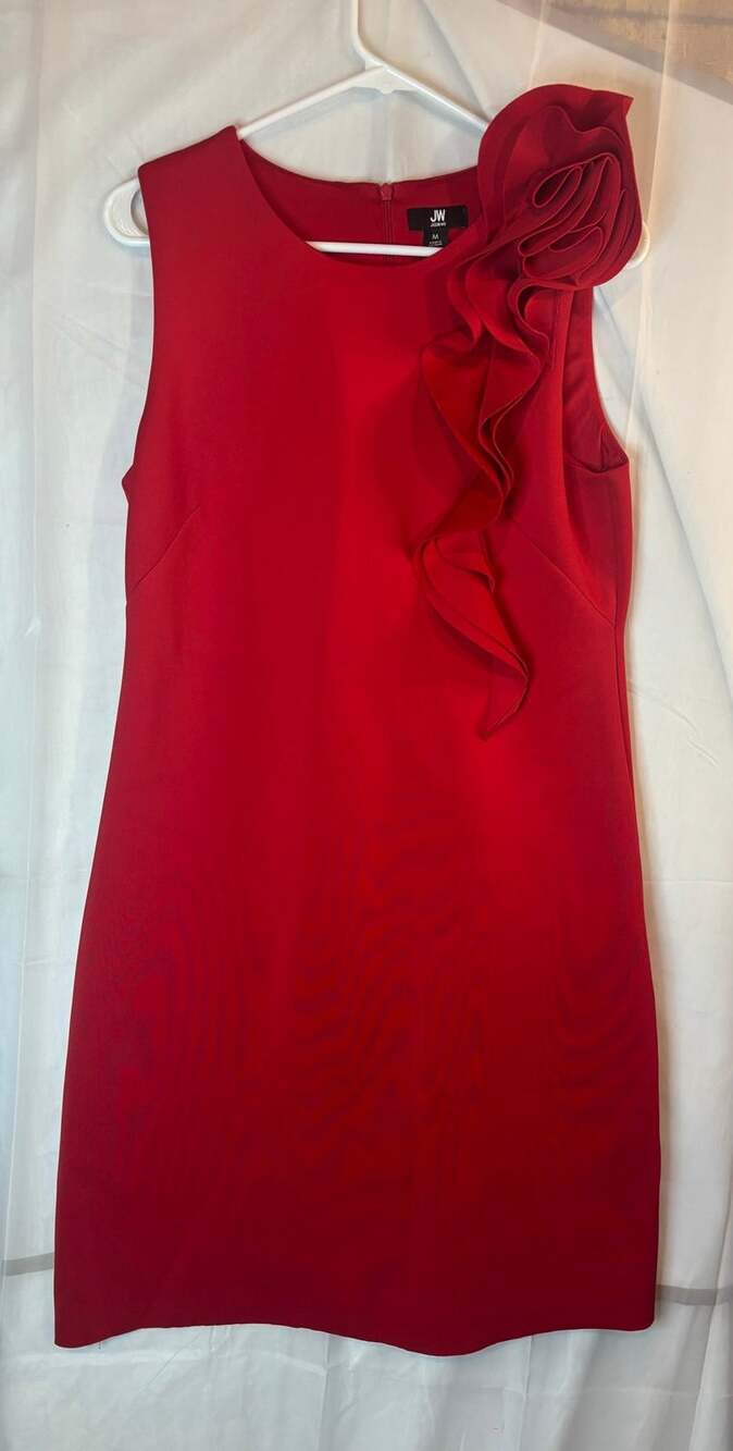 JW Jason Wu Red Mini Cocktail Dress Size Medium